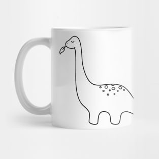 Dino Dinosaur Vegan Funny Plant Eater Lover Dont Eat Animals Vegetarian Mug